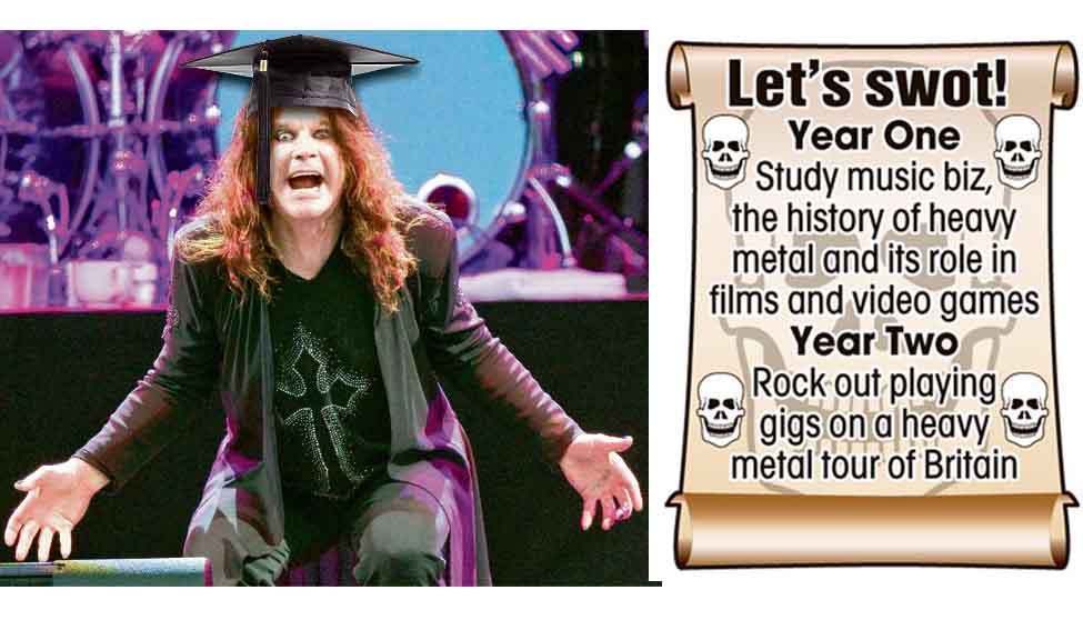 Universitas Heavy Metal, Tawarkan Diploma 1 Tahun